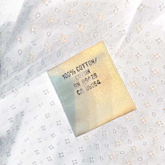 Bugatchi Long Sleeve Button Down-Navy Blue-16.5/Large-Worn Once - EUC - Cotton - Picture 5 of 5